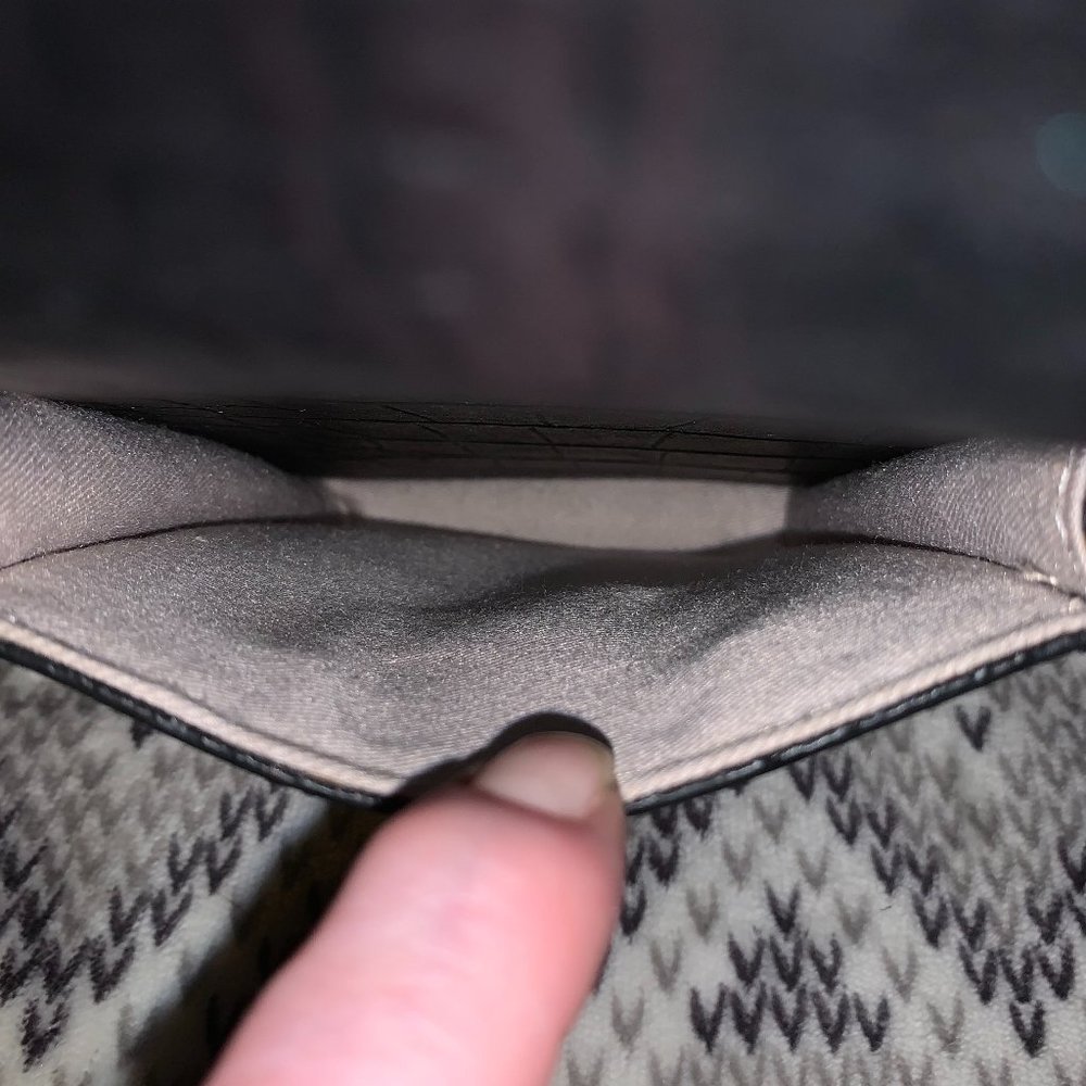 Foley & Corinna Black Croc Leather Shopper Tote - Picture 7 of 16